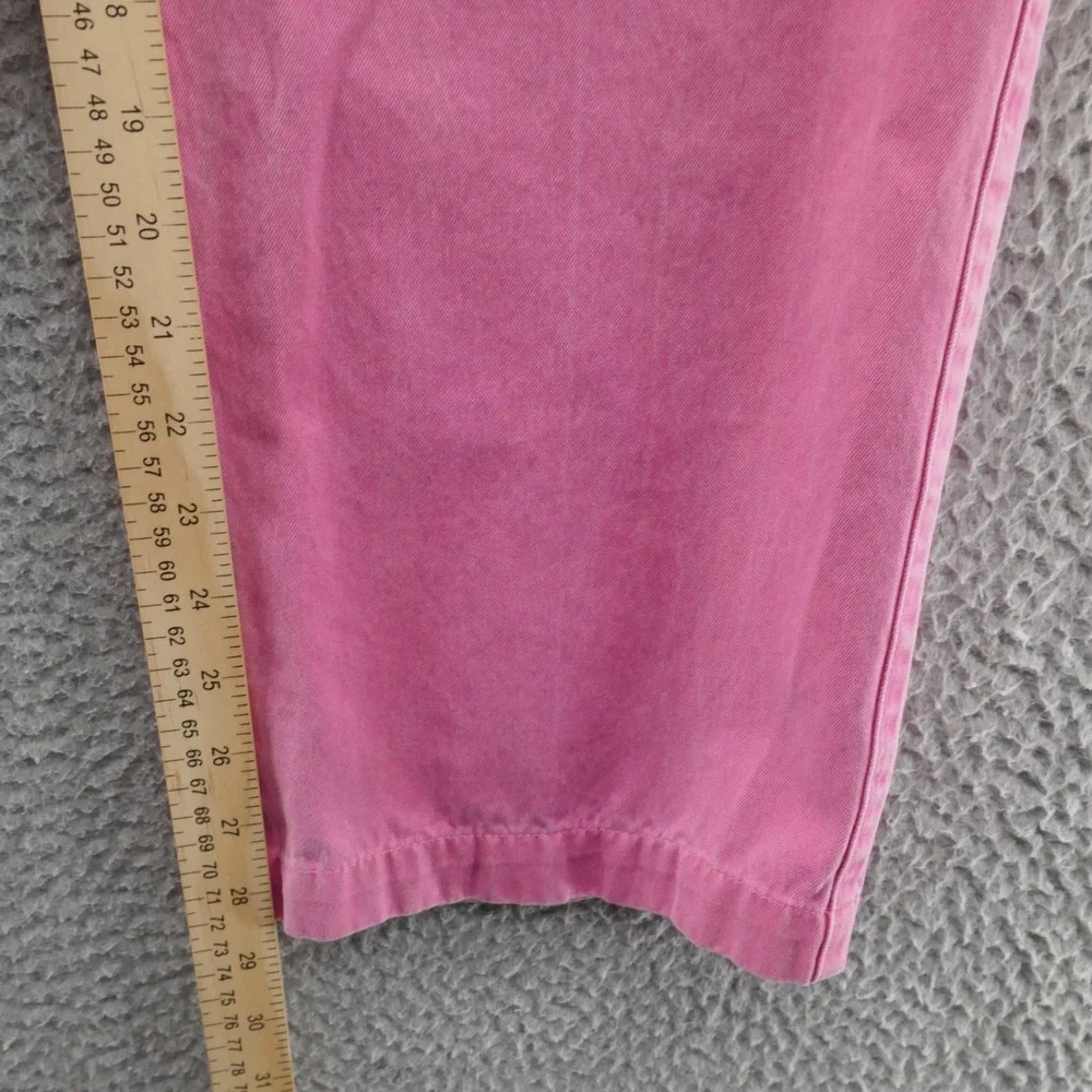Peter Millar Men Raleigh Washed Twill Chino Pant‎ 38x28 Pink Flat Front Straight